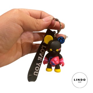 Móc Khóa Bearbrick Người Máy LINDO, Quà Tặng Đáng Yêu, Móc Khóa Dễ Thương, Xinh Xắn, Treo Balo, Cặp