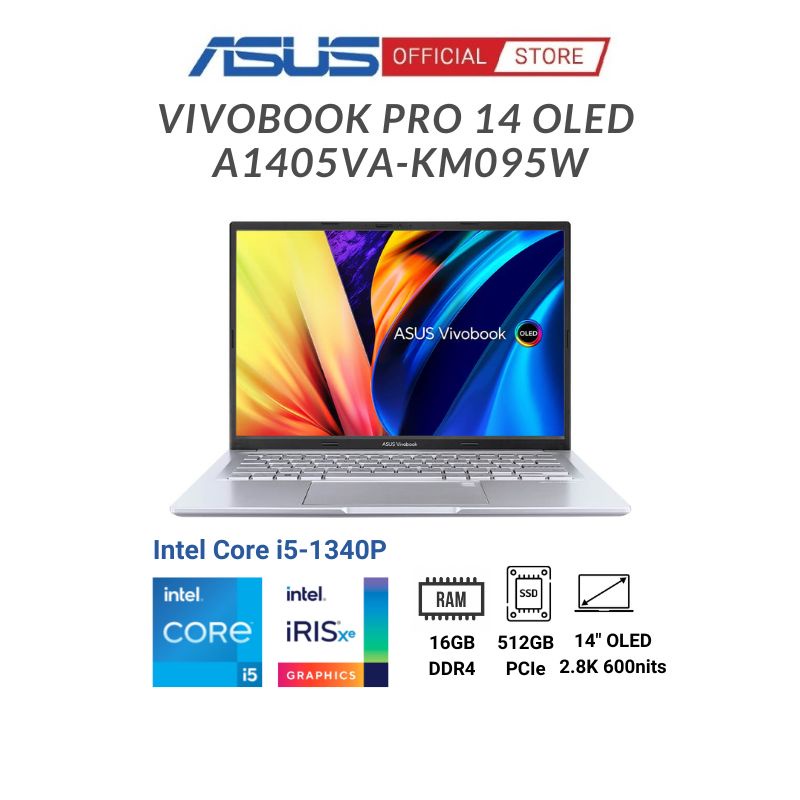 Laptop Asus Vivobook Pro 14 Oled A1405va Km095w Core I5 13500h And 14 Inch 28k Oled Shopee 8031