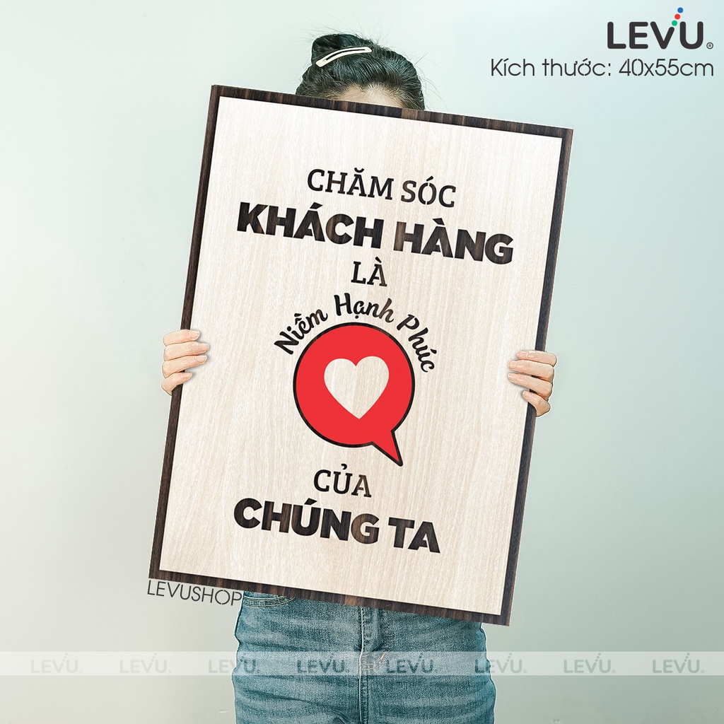 Tranh Gỗ Truyền Cảm Hứng LEVU062 trang trí tường phong cách mới