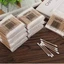 💖 SALE 💖 Bán sỉ 10 Vỉ Gói Tăm Bông Ngoáy Tai 2 Đầu Que Gỗ [1 GÓI = 100 Cái Lẻ)