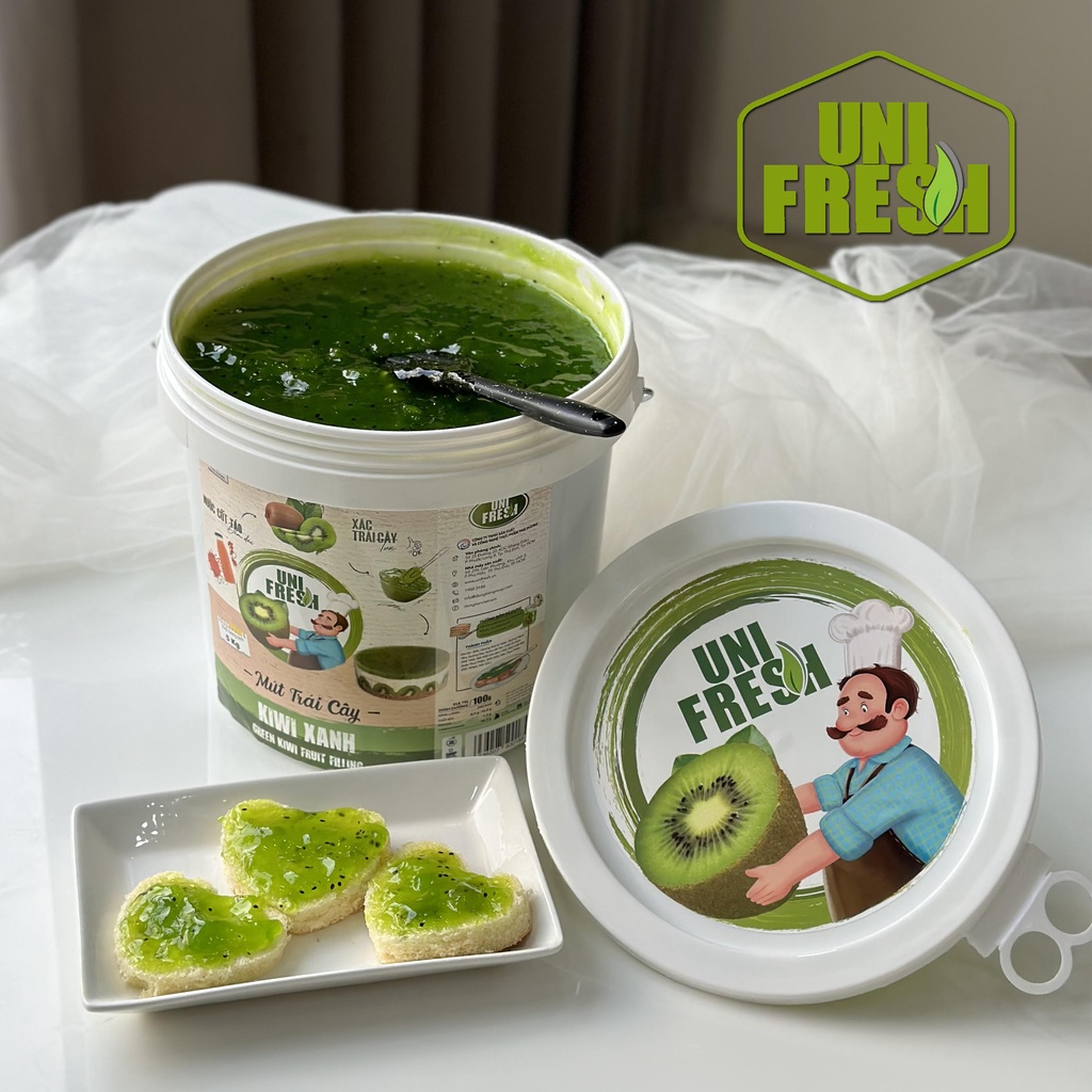 MỨT TRÁI CÂY VỊ KIWI 950 GRAM-UNIFRESH | Shopee Việt Nam