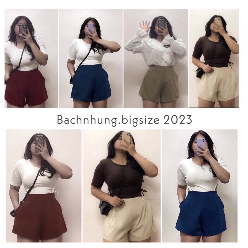 [Bigsize 55-100kg]Quần thiết kế tạo body bigsize | Shopee Việt Nam