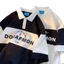 Áo polo form rộng tay lỡ unisex - doremon