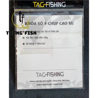 Khóa số 9 chụp cao su câu đài - tường fish shop