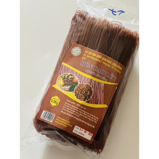 Bún ,Phở Gạo Lứt Đỏ Thực Dưỡng 500gr ,Sản Phẩm Ăn Kiêng ,Giảm Cân.