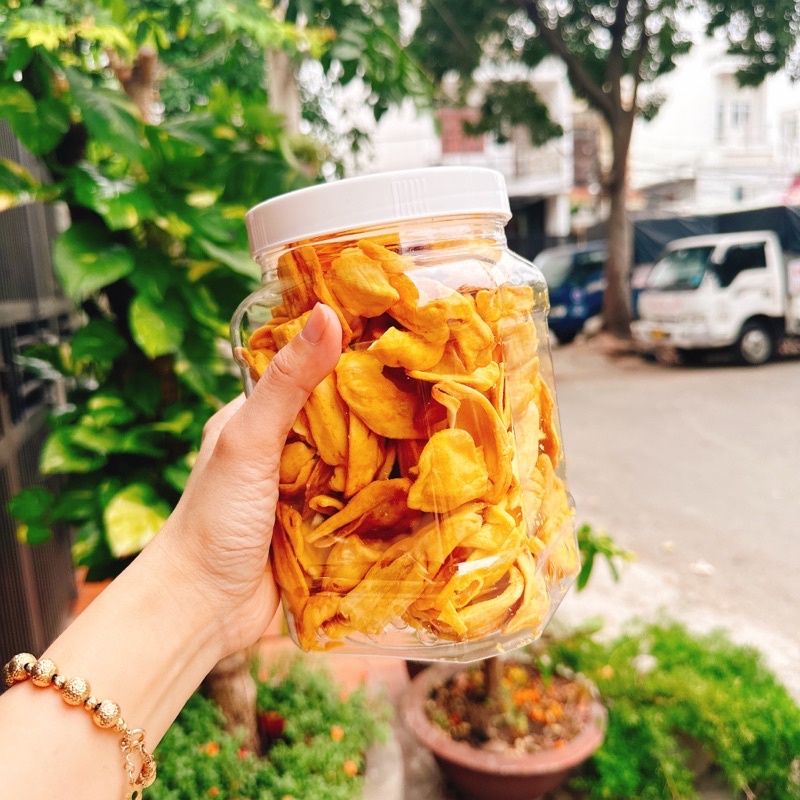 Mít Thái A sấy giòn loại 1 giòn ngọt-Hộp vuông 300G