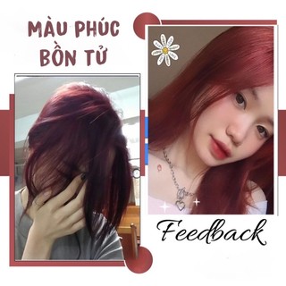 Thuốc Nhuộm Tóc Màu Phúc Bồn Tử - Tím Đỏ - Đỏ Rượu | Lên Từ Nền Đen 100g - Khanh.Color