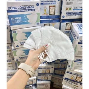 THÙNG 100 CHIẾC KHẨU TRANG 5d DŨNG CÔNG