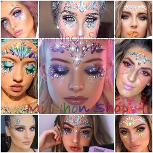 FESTIVAL Đá pha lê sticker dính sẵn loại cao cấp cho makeup nghệ thuật, lễ hội hoá trang, biểu diễn sân khấu…