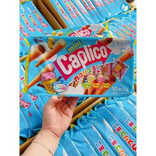 Bánh ốc quế Glico Caplico Nhật Bản hộp 10 chiếc