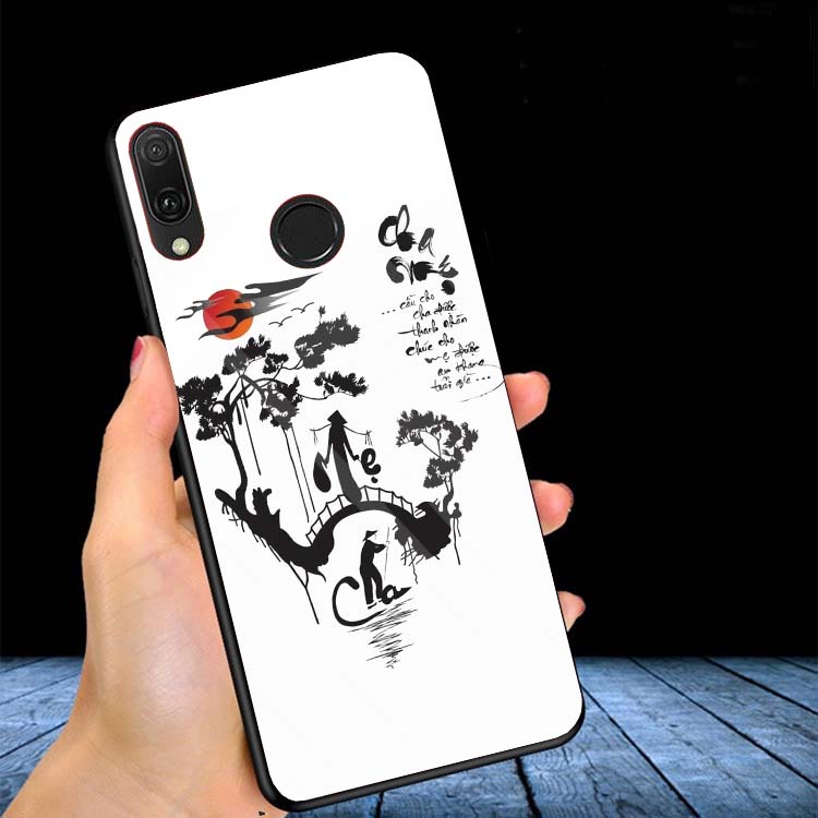 Ốp Lưng HUAWEI NOVA 3I, 3E mặt kính cường lực cao cấp, hàng new