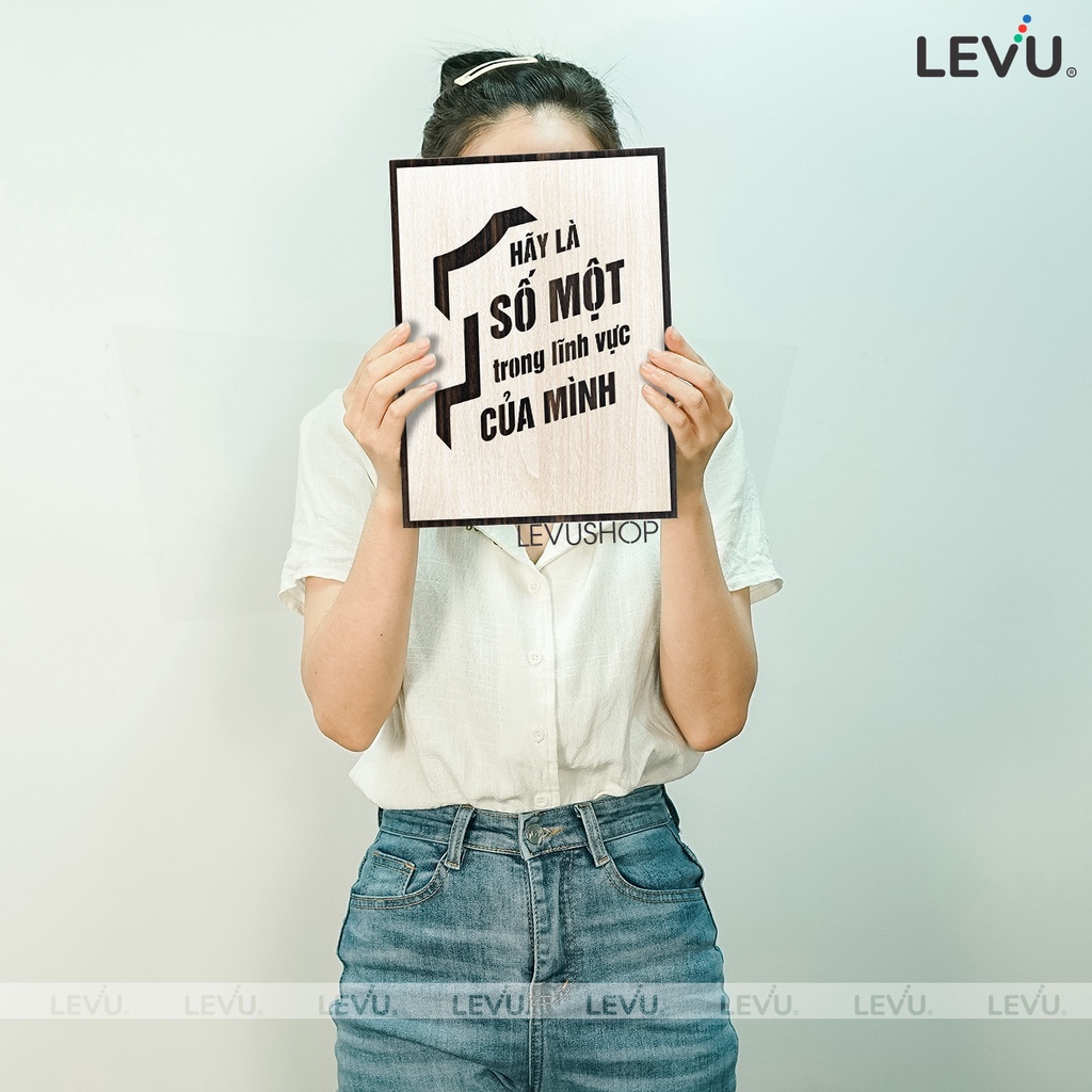 Tranh Phòng Giám Đốc LEVU095: Hãy luôn là số một trong lĩnh vực của mình