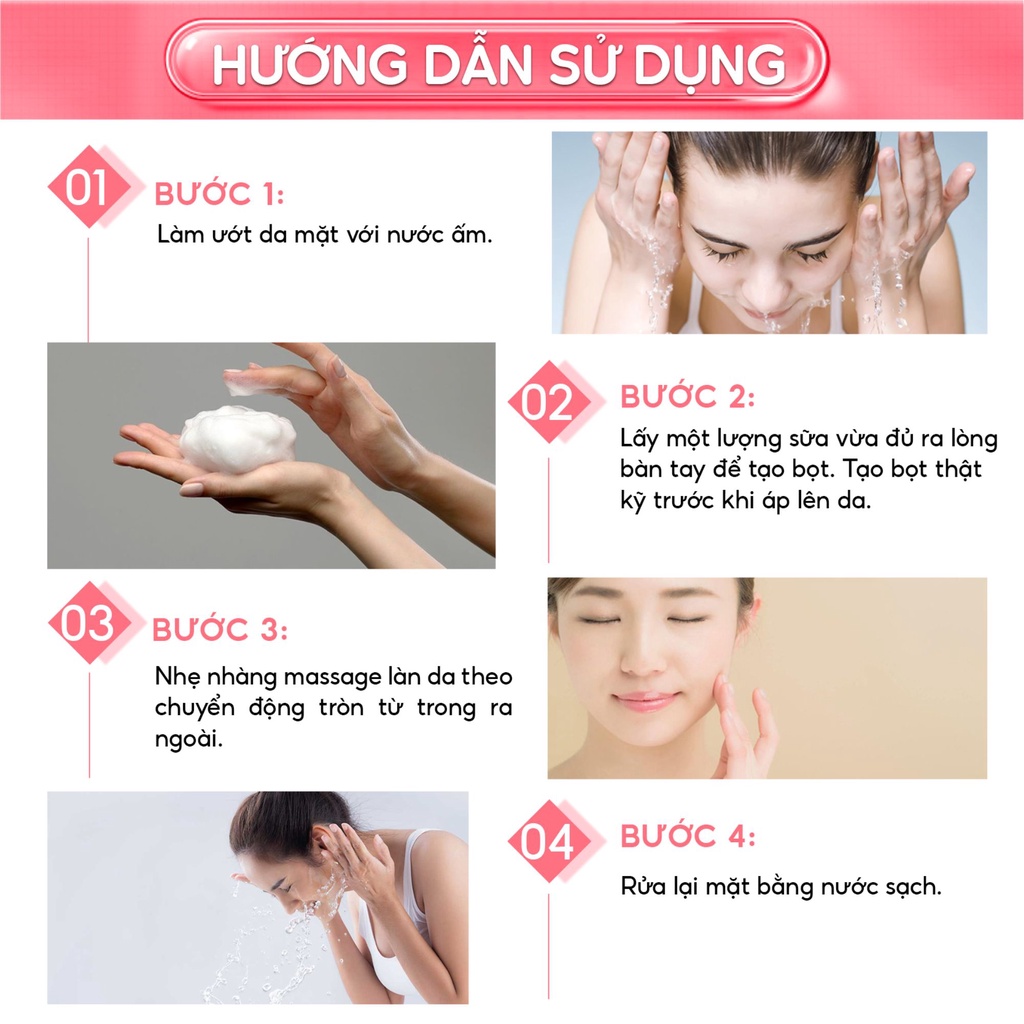 Sữa Rửa Mặt Ý Dĩ Hatomugi Moisturizing & Facial Washing Nhật Bản Trắng Da Dưỡng Ẩm 130g