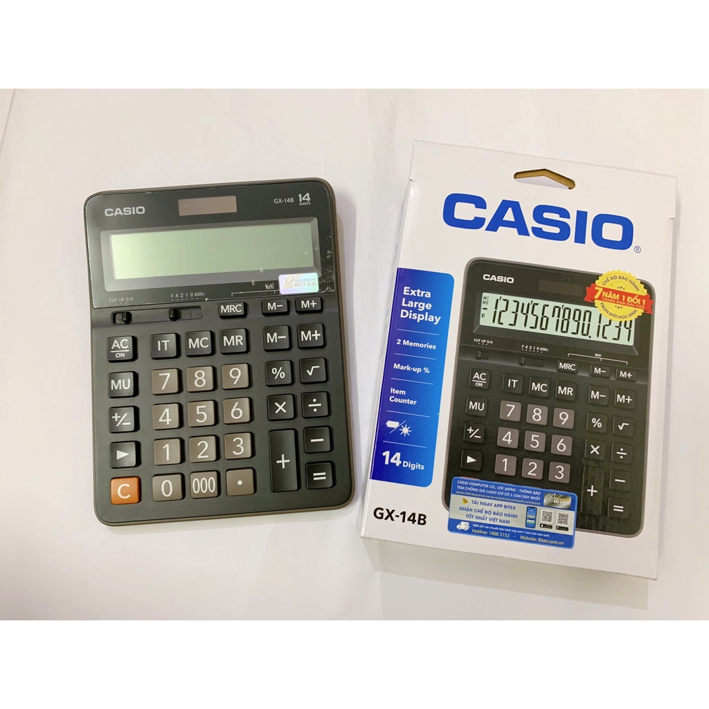 Máy tính để bàn Casio GX 14B Chính hãng Shopee Việt Nam