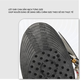 Cặp lót giày tăng chiều cao cao cấp có đệm khí cả bàn và nửa bàn (loại cao su đúc) LOTGIAY