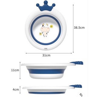 Chậu rửa mặt gập gọn vương miện cần thiết