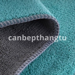 Set 10 Khăn lau đa năng microfiber lau tay nhà bếp bát đĩa siêu thấm hút loại to 25x25 KDN