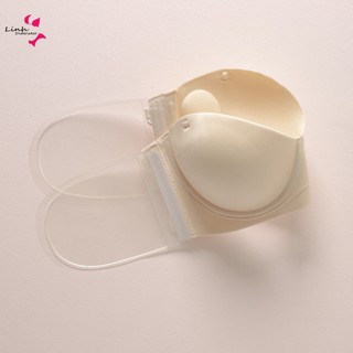 Áo ngực không dây hở lưng dán silicon tàng hình,Áo nâng ngực nhẹ có gọng chống tụt tạo khe C6 Phương Linh Underwear