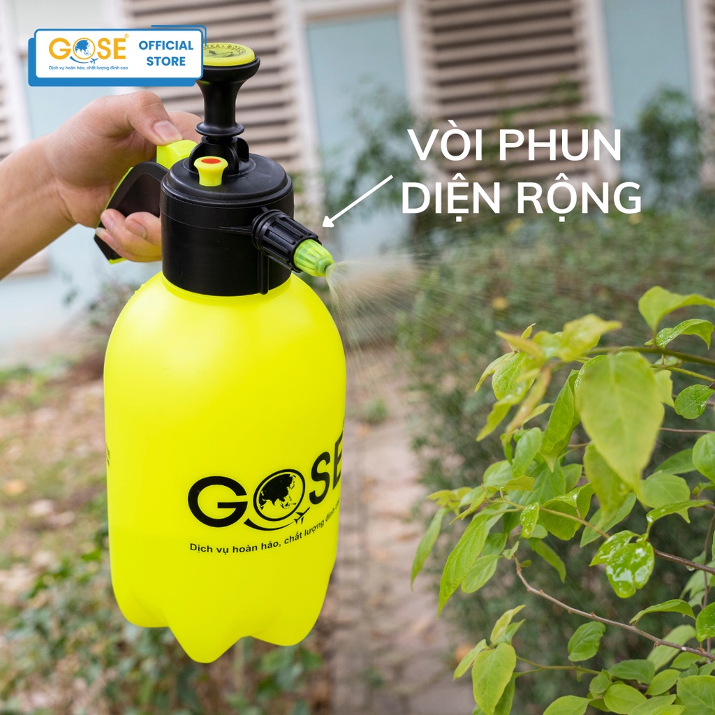 Ảnh Bình nước tưới cây cảnh 2L/3L GOSE bình phun sương đồ làm vườn cao cấp siêu bền 2