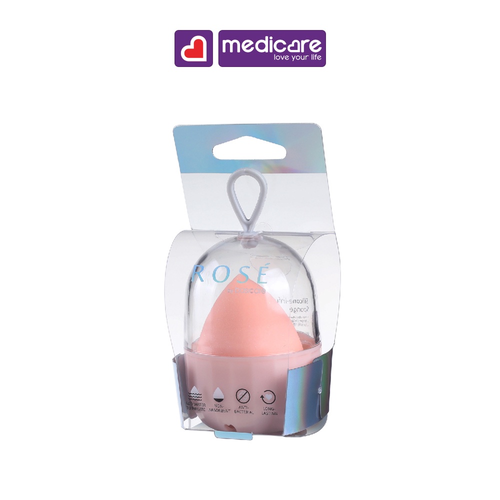 Mút tán nền ROSÉ Silicone-Infused Sponge 7237