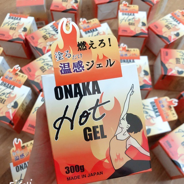 Gel bôi tan giảm mỡ bụng Onaka Hot Gel Nhật Bản 300g | Shopee Việt Nam
