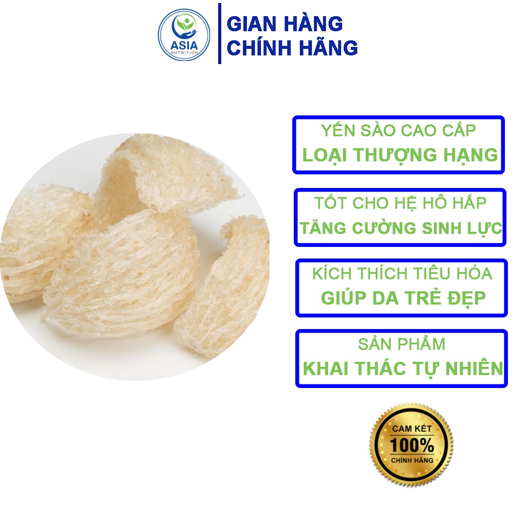 Yến sào Khánh Hòa cao cấp Đệ Nhất Yến JINDO 10g 1 tổ yến sợi đóng hộp hình chữ nhật hỗ trợ bồi bổ, tốt cho sức khỏe