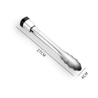 ( Kẹp đứng ) Kẹp gắp thịt , gắp đá , gắp bánh đa năng cán dài inox xịn 304 có 2 size lựa chọn