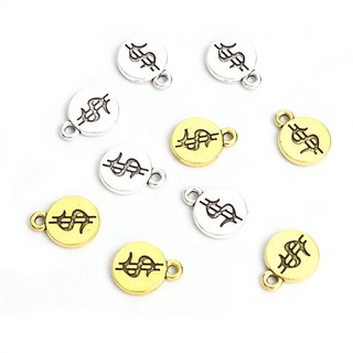 Set 20 Mặt Vòng cổ Hợp Kim Hình Kí Hiệu Đô La Tự Làm Trang Sức