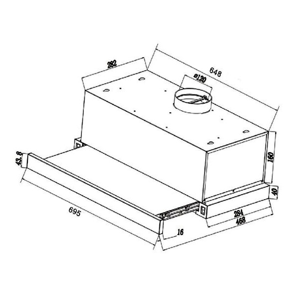 Product image MÁY HÚT MÙI ÂM TỦ | SEVILLA SV-E700 | 70CM | THIẾT KẾ SANG TRỌNG | | AN TOÀN, BỀN BỈ |TIẾT KIỆM ĐIỆN NĂNG 2
