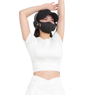 Áo Croptop Pro C019 cá tính 2in1 sẵn đệm tập luyện thể thao , đi chơi ,đi bơi