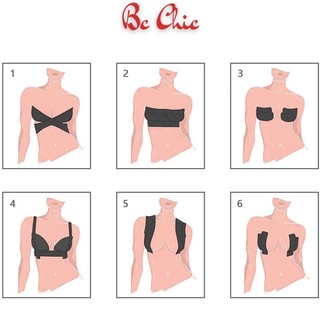 Cuộn dán ngực nữ, cuộn dán ngực trong suốt P12 tạo kiểu nâng ngực đa năng  BC_CHIC LINGERIE