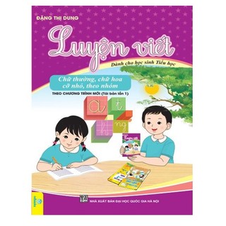 Sách - Luyện viết chữ thường, chữ hoa cỡ nhỏ, theo nhóm - Theo chương trình mới (Tím)