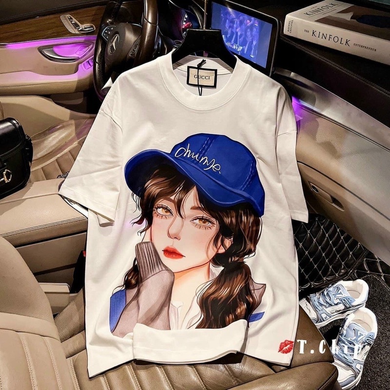 Áo phông nữ from to dấu quần chất cotton co giãn 4 chiều