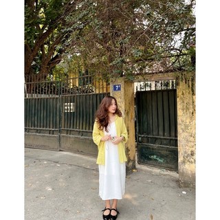 Áo sơ mi đũi form rộng Ma Vie