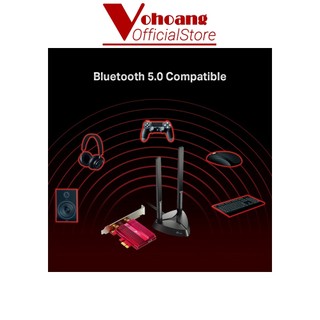 Card mạng PCIe Wi-Fi 6 AX3000 tích hợp Bluetooth 5.0 TP-Link Archer TX3000e