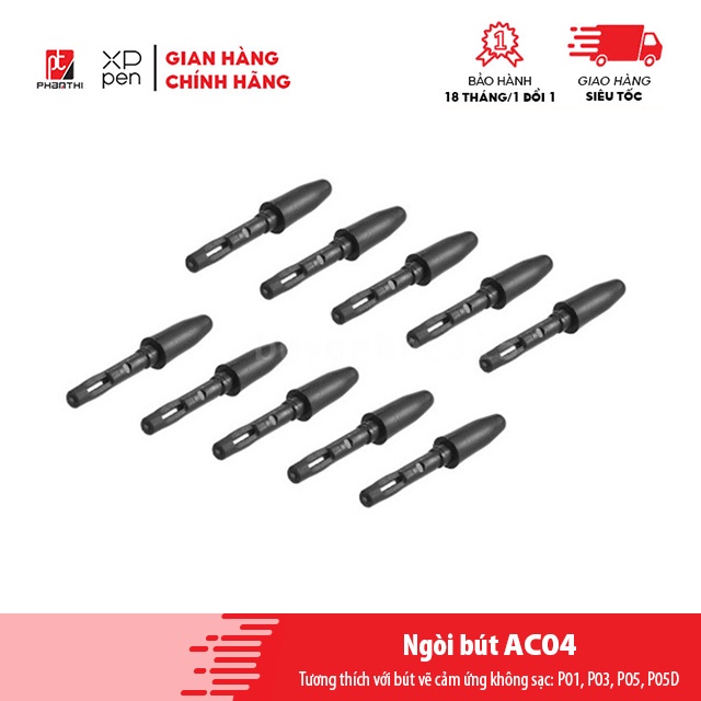 Bộ 10 Ngòi Bút Cho Stylus Bảng Vẽ XP-Pen Hàng chính hãng