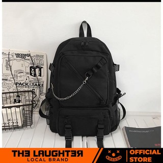 Local brand BACKPACK UNISEX BLACK DÂY XÍCH
