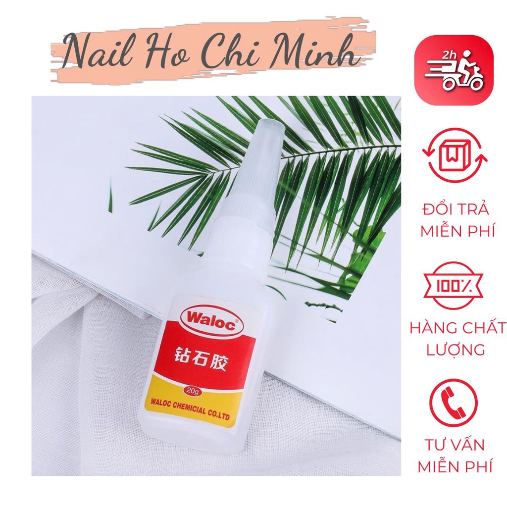 [CHÍNH HÃNG] Keo dán móng Waloc chính hãng hàng loại 1 - keo bê tông đa năng chuyên dụng cho dân làm móng