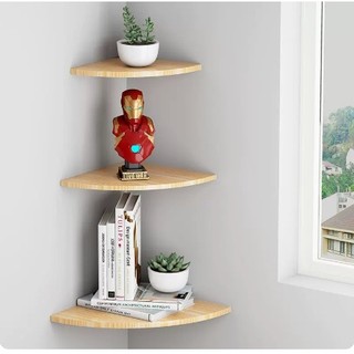 3 kệ góc 90 kệ góc tường đựng đồ đa năng wifi  decor trang trí treo tường không khoan tường
