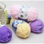 Len Milk Bò 2mm 50g/1c full màu, Milk cotton mac trắng