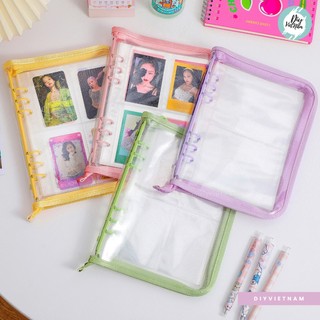 Planner Kim Tuyến Dây Kéo – B5/A5/A6 – Kèm Giấy Ngẫu Nhiên – Sổ Còng Binder