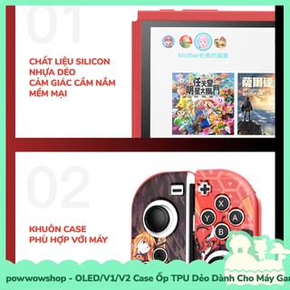 [Sẵn VN - Hỏa Tốc] Oled/V1/V2 Case Ốp TPU Dẻo Dành Cho Máy Game Cầm Tay Nintendo Swicth Phong Cách Game Gundam