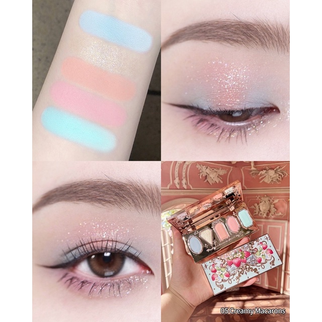 Sẵn Phấn mắt Flower knows strawberry rococo eyeshadow palette flower knows phấn mắt hoa biết dâu Flower knows Strawberry | BigBuy360 - bigbuy360.vn