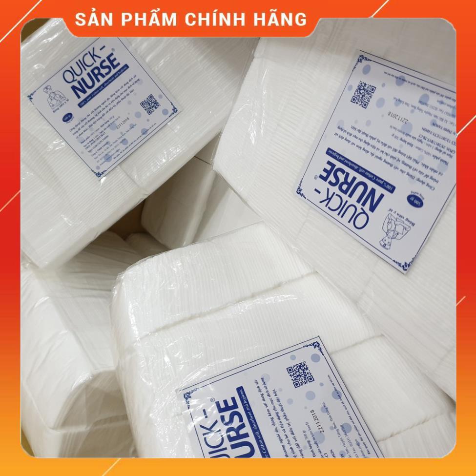 Bông gòn quick nurse miếng 6x6 gói 500g - gòn viên Quick nurse gói 500g ...