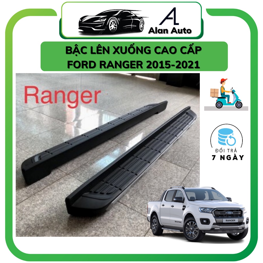 BẬC LÊN XUỐNG xe FORD RANGER 2014-2021, Bậc THEO XE OEM. Cứng cáp bền bỉ