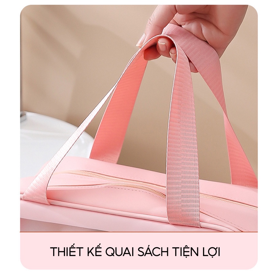 Ảnh Túi đựng mỹ phẩm Bamozo washbag trong suốt có quai cao cấp 3