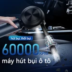 Máy hút bụi thổi khí nén không dây 4 trong 1 cầm tay nhỏ gọn làm sạch bàn phím máy tính/ xe hơi — ảnh 2