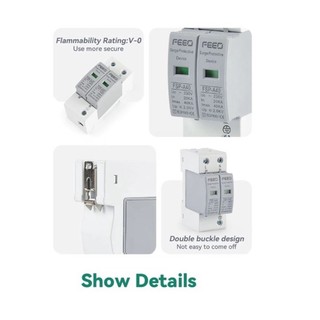 Chống sét lan truyền cho nguồn điện AC 220V loại tốt chính hãng FEEO 20KA / 40 KA