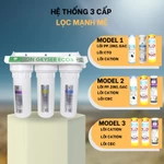 Bộ tiền lọc Nano Geyser Ion Eco3. Bộ tiền xử lý cho máy ion kiềm, Bộ lọc thô đầu nguồn kèm phụ kiện — ảnh 2