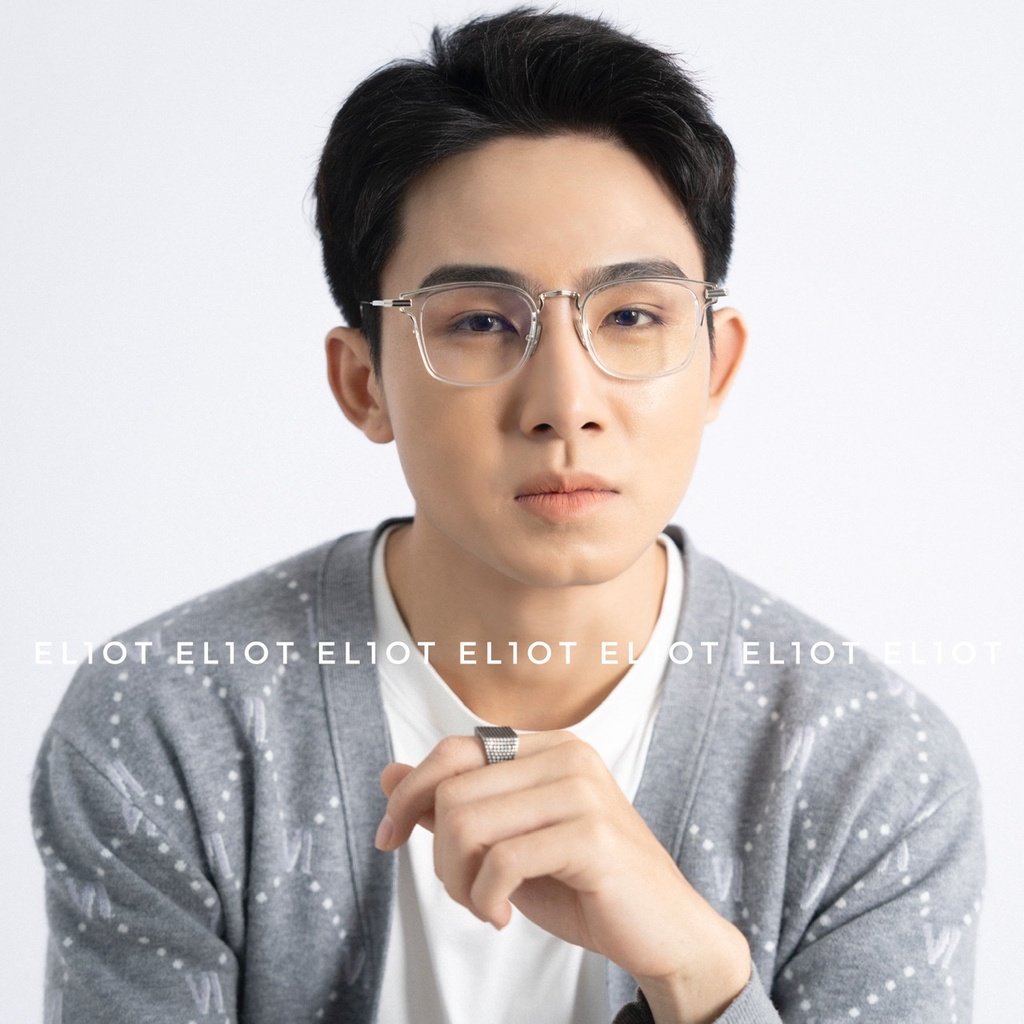 Gọng kính cận ELIOT Eyewear EL2268 mắt vuông chống ánh sáng xanh kiểu dáng thời trang có thể thay tròng cận Unisex